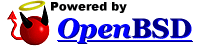 Powered by OpenBSD